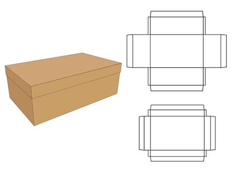 Shoe Box Design Template